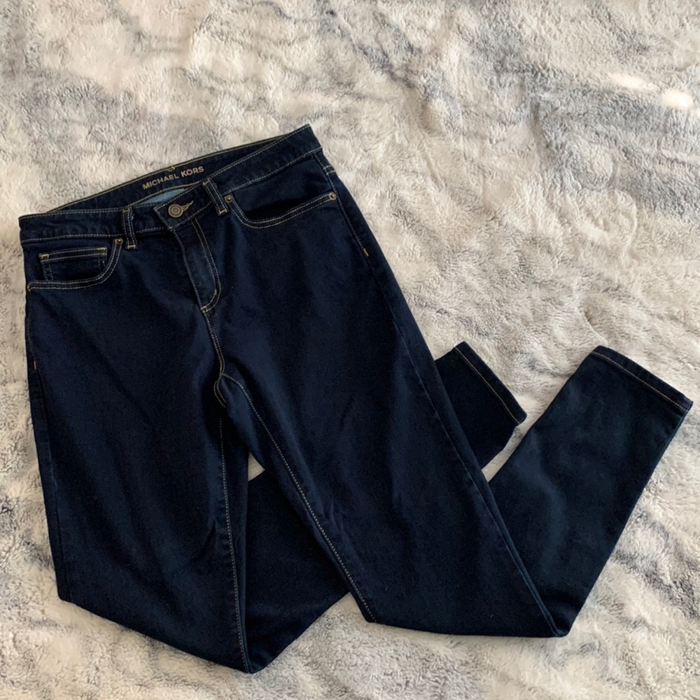 Michael Kors Izzy Skinny Women’s Super Dark Navy Jeans